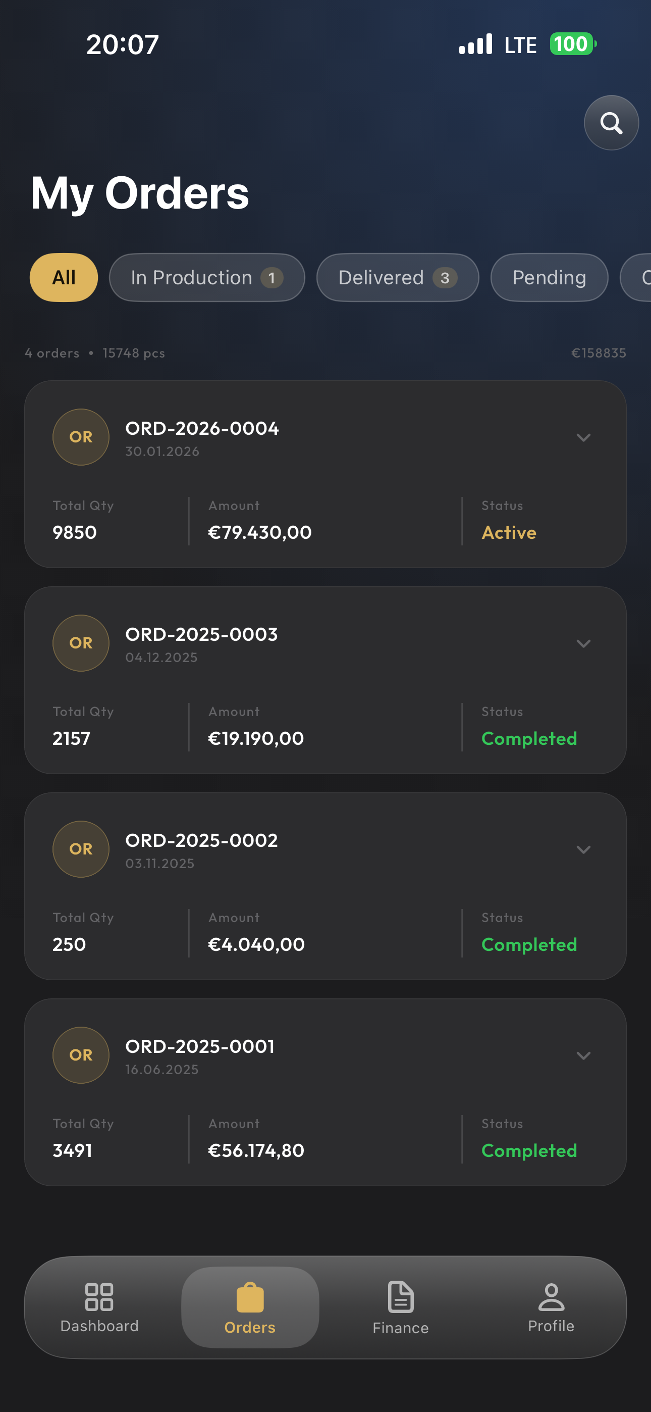 AnkelConnect My Orders